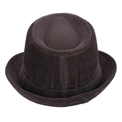 San Diego Hat Company Men's Corduroy Fedora Hat