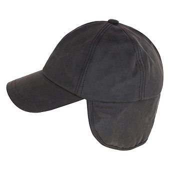 San Diego Hat Company Men's Distressed Baseball Cap with Earflap