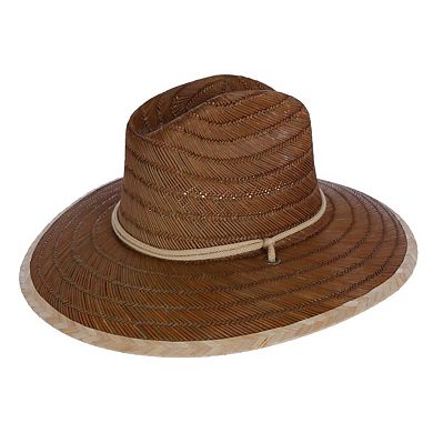 San Diego Hat Company Kids Straw Lifeguard Hat with Chin Strap Cord