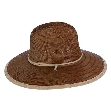 San Diego Hat Company Kids Straw Lifeguard Hat with Chin Strap Cord