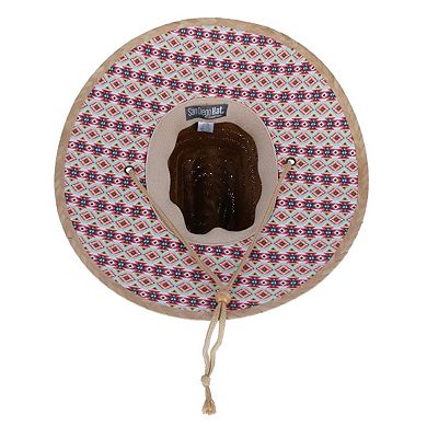 San Diego Hat Company Kids Straw Lifeguard Hat with Chin Strap Cord