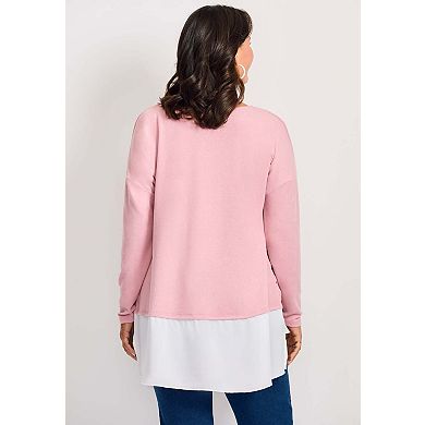 Avenue Women's Plus Size Dakota Duet Top
