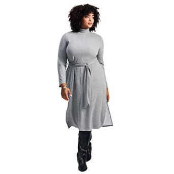 Avenue Women's Plus Size Ray Of Light Sweater Dress