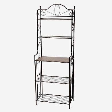 BrylaneHome Scroll Baker's Rack