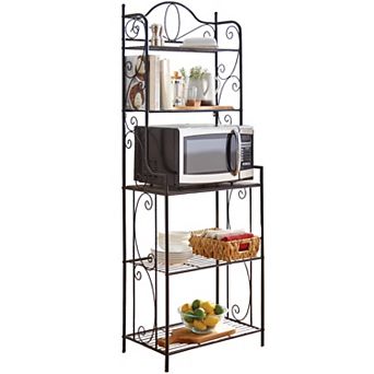 BrylaneHome Scroll Baker's Rack