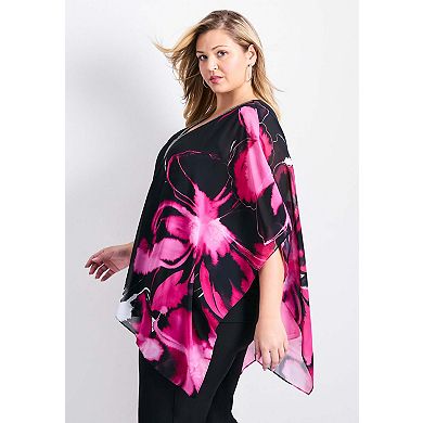 Avenue Women's Plus Size Take Me Out Embellished Blouse