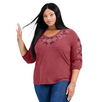 Avenue Women's Plus Size Amity Top