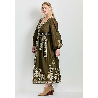Avenue Women's Plus Size Ethereal Escape Maxi Dress