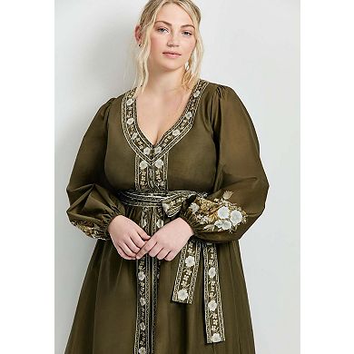 Avenue Women's Plus Size Ethereal Escape Maxi Dress