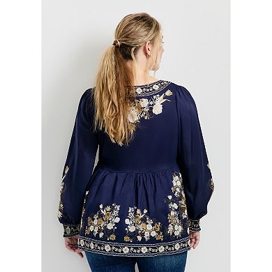 Avenue Women's Plus Size Ethereal Escape Top