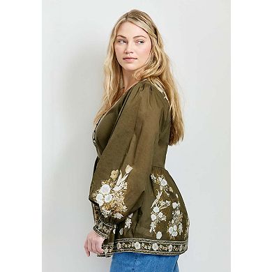 Avenue Women's Plus Size Ethereal Escape Top