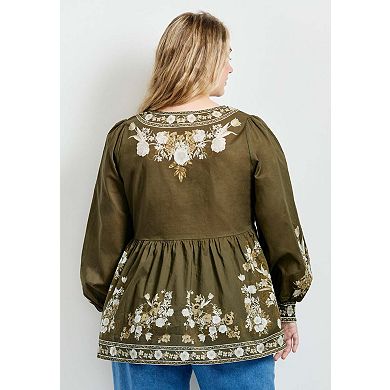 Avenue Women's Plus Size Ethereal Escape Top