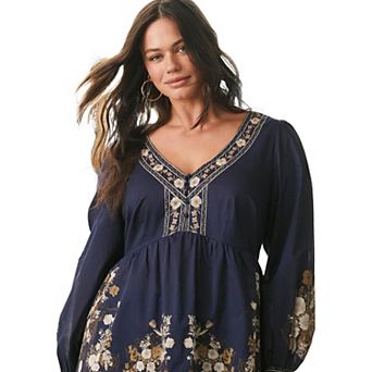 Avenue Women's Plus Size Ethereal Escape Top