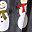 Grey Snowman