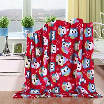 Ultra Soft Holiday Fleece Blanket