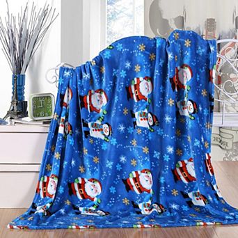Ultra Soft Holiday Fleece Blanket