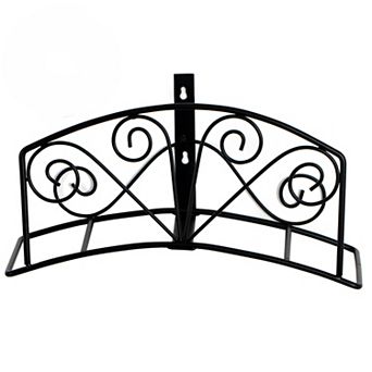 Wall-Mount Scrollwork Hose Holder