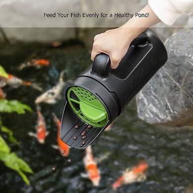 Handheld Seed Spreader Adjustable Shaker
