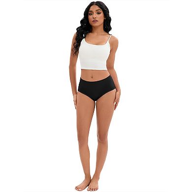 2 Packs Women's Tummy Control High-Waisted Briefs Hip Lifter Full-Coverage Underwear