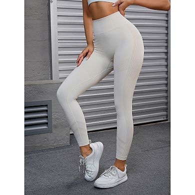 3 Packs Women's High Waisted Leggings Tummy Control Cycling Running Workout Pants