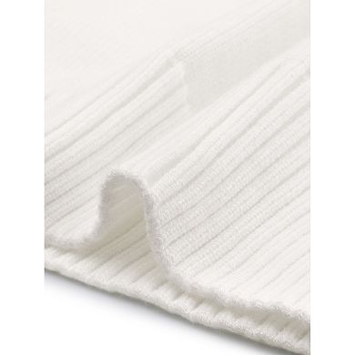 Plus Size Turtleneck Sweater for Women Long Sleeve Knit Top Casual Loose Pullover Knitwear