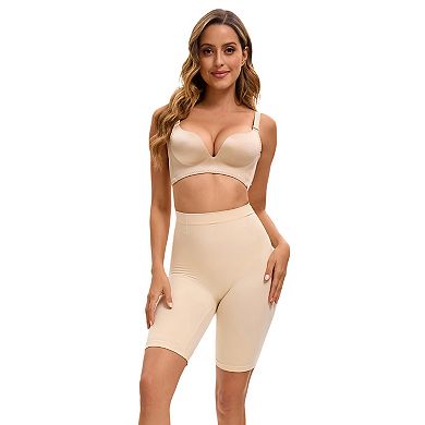 3 Packs Women's Control Waist High Elasticity Thigh Shapers High-Waisted Hip Lifter Control Panties