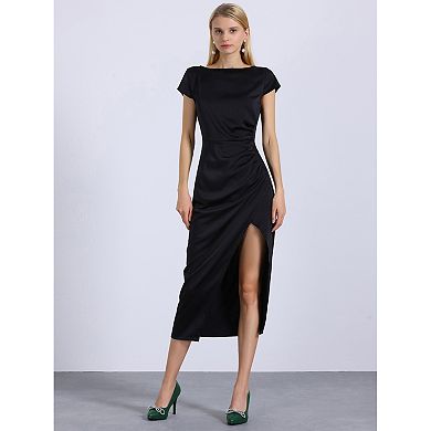 Women's Pump Stiletto Heel Platform Rhinestone Bow Pointed Toe Pumps