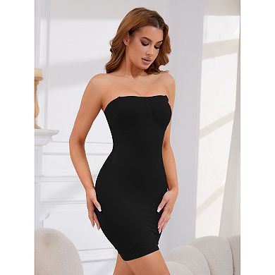 2 Packs Women's Full Slips Dress with Adjustable Straps Under Dresses Mini Slip Dress