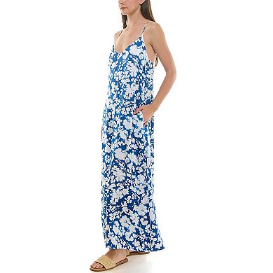 Women's Nicole Miller Print Maxi Slip Dress