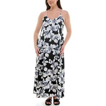 Women's Nicole Miller Maxi Satin Slip Dress