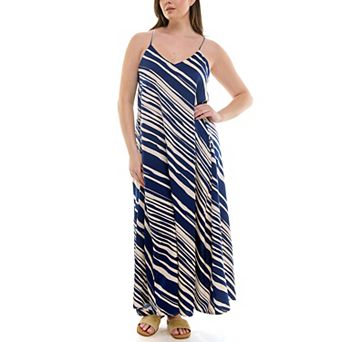 Women's Nicole Miller Maxi Satin Slip Dress