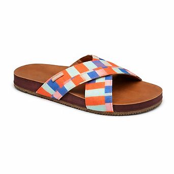 Feelgoodz Women's Zensole Cascades Double Strap Slide Sandals