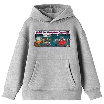 Boys 8-20 Dog Man Hooray For Commander Cupcake Graphic Hoodie