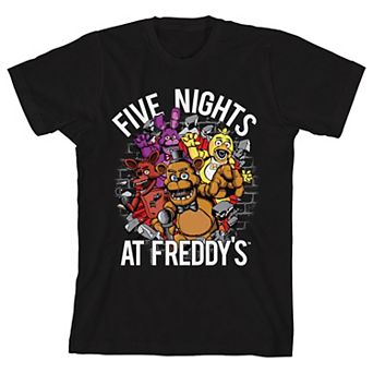 Boys 8-20 Five Nights at Freddy's Favorite Characters Graphic Tee