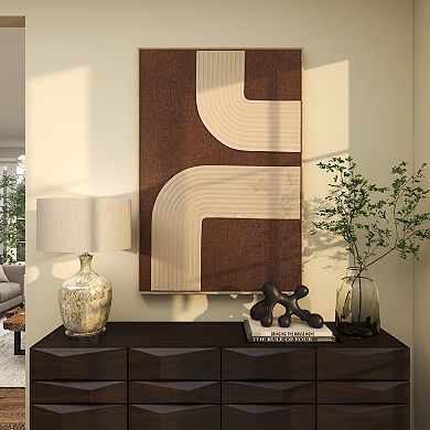 Stella & Eve Ribbed Arches Framed Wall Art