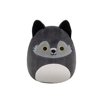 Squishmallows 5-Inch Dmitri Dark Grey Wolf Soft Plush Toy