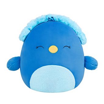 Squishmallows Priscilla Closed Eyes Blue Peacock Plush Toy