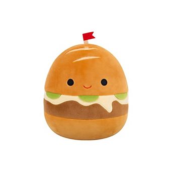 Squishmallows 8-Inch Mike Beef Burger Slider Plush Toy