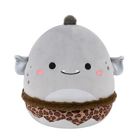 Детские мягкие игрушки Squishmallows Booga Plush Grey Ogre Stuffed Toy