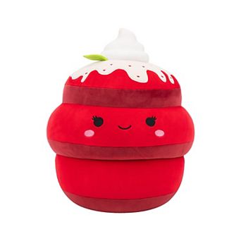 Squishmallows 12-Inch Hodel Plush Red Velvet Pancakes Plush Toy
