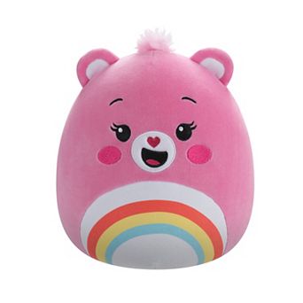 Squishmallows Care Bears Cheer Bear Soft Plush Toy