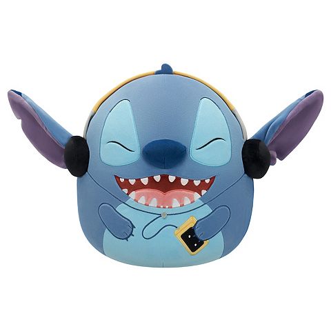 Детские мягкие игрушки Disney's Lilo & Stitch Headphones Stitch 8 in Squish Squishmallows