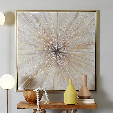 Stella & Eve Framed Radial Canvas Wall Art