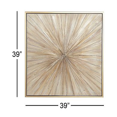 Stella & Eve Framed Radial Canvas Wall Art