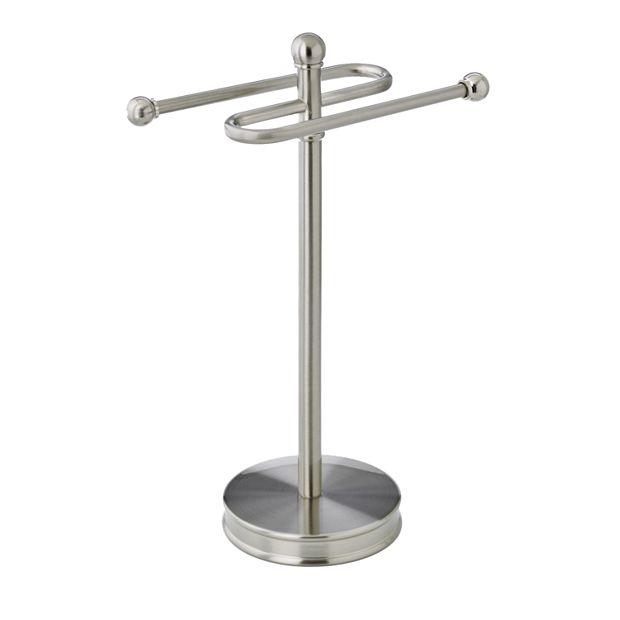 Polished nickel discount hand towel stand