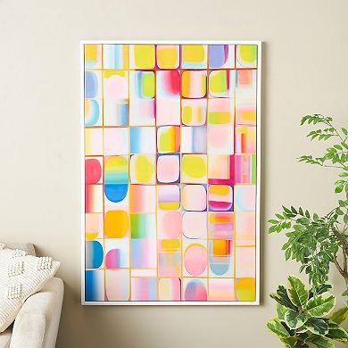 Stella & Eve Framed Pop Art Canvas Wall Art