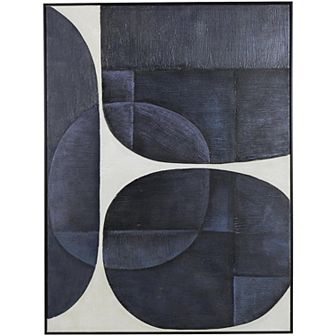 Stella & Eve Framed Geometric Shape Canvas Wall Art