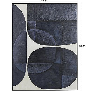 Stella & Eve Framed Geometric Shape Canvas Wall Art