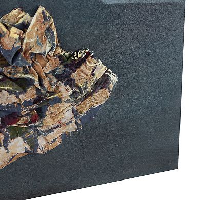 Stella & Eve 3D Fabric Dress Decorative Wall Art with Necklace