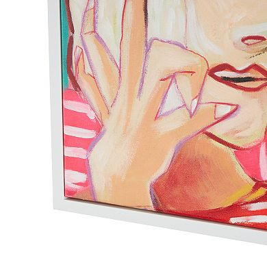Stella & Eve Framed Abstract Canvas Wall Art 2-Piece Set